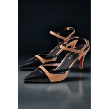 Stil Modern Kadın Kısa Topuk Günlük Ayakkabı Özel Tasarım Gündüz Gece Abiye Ayakkabı