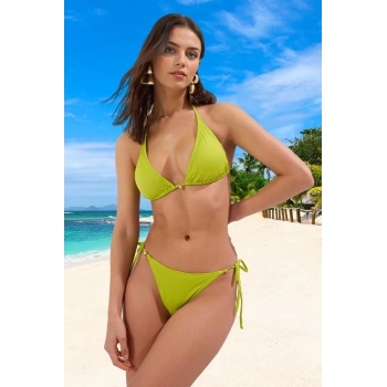 Üçgen Bikini Takımı Yüksek Konfor Su Sporları İçin Hızlı Kuruyan Klora Dayanıklı