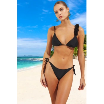 Üçgen Bikini Takımı Özel Tasarım Plaj Ve Havuz İçin Esnek Kumaş Su Sporları