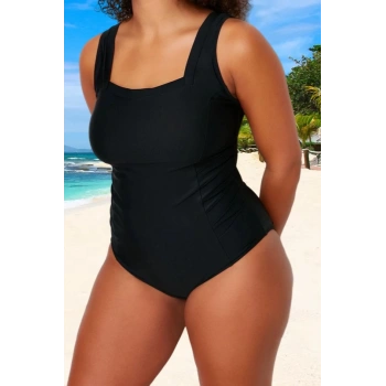 Konforlu Rahat Kesim Büyük Beden Mayo Geniş Battal Boy Plus Size