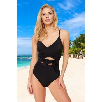 Bağlamalı Mayo Swimsuit Şık Detaylı Klora Dayanıklı Havuz Mayosu Su Sporları İçin
