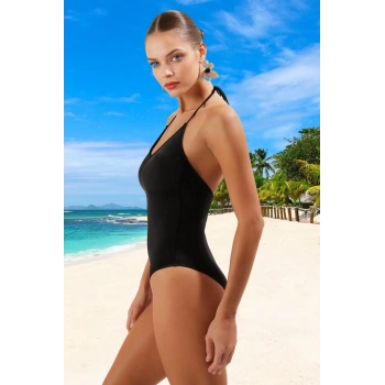 V Yaka Mayo Havuz Mayosu Ergonomik Kesim Banyo Kıyafeti Hızlı Kuruyan Şık Detaylı