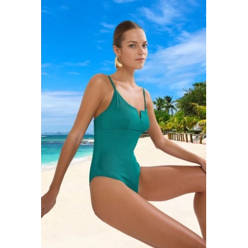 V Yaka Mayo Hızlı Kuruyan Deniz Kıyafeti Ergonomik Kesim Şık Detaylı Swimsuit Yüzme Mayosu