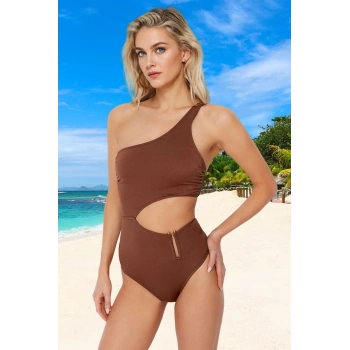 Tek Omuz Mayokini Özel Tasarım Plaj Ve Havuz İçin Su Sporları Yaz Koleksiyonu