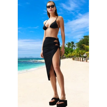 Pareo Esnek Kumaş Plaj Ve Havuz İçin Su Sporları Ergonomik Kesim Hızlı Kuruyan