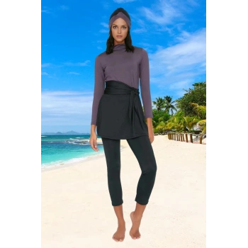 Tesettür Plaj Giyim Klora Dayanıklı Yaz Koleksiyonu Ergonomik Kesim Ve Havuz İçin