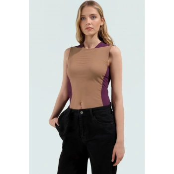 100 Polyester Scuba Krep Kadın Yazlık Örme Yelek Bisiklet Yaka Regular Günlük Kullanım İçin