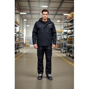 232 Jeriko Cilt Deri S1 Siyah İş Ayakkabısı