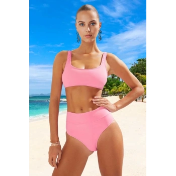 Tasarım Bikini Takımı Özel Ergonomik Kesim Su Sporları İçin Şık Detaylı Hızlı Kuruyan