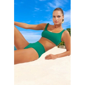 Modern Desenli Bikini Takımı Yaz Koleksiyonu Hızlı Kuruyan Esnek Kumaş Premium Kalite