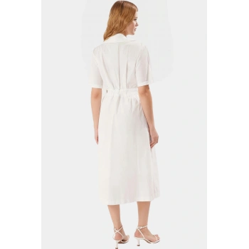 A Kesim Pamuklu Midi Elbise Rahatlık ve Şıklık Bir Arada Konforlu Kaliteli İşçilik