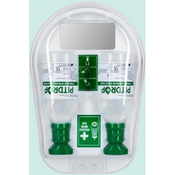 Acil Durum Göz Yıkama İstasyonu 1704 İş Güvenliği Pit Drop Solüsyonu Takımı Müdahale İkili