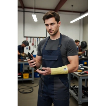 Aramid Kesilmez Kol Koruyuculari Is Gvenligi 401 Bileklik Polat Bilkelik Std