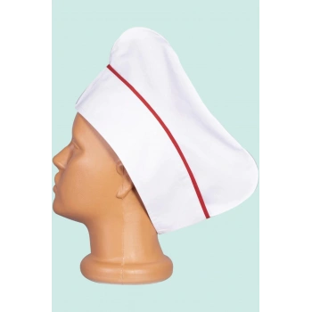 Aşçı Kepi Detayli Hijyenik Libani saxmavi