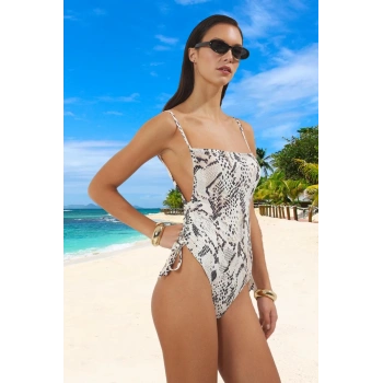 Askılı Desenli Mayo Plaj Ve Havuz İçin Klora Dayanıklı Premium Kalite Banyo Kıyafeti