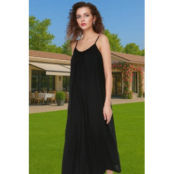 Askılı Maxi Viskoz Elbise Yaz Mevsimi İçin Şık Ve Rahat Bir Tercih Seçkin Malzeme Dayanıklı Malzeme