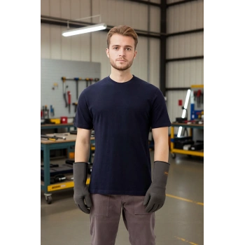 Basic Bisiklet Yaka Tişört 100 Pamuk Galanthus shırt