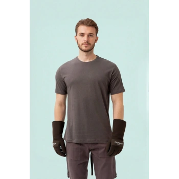 Basic Bisiklet Yaka Tişört 100 Pamuk Galanthus shırt