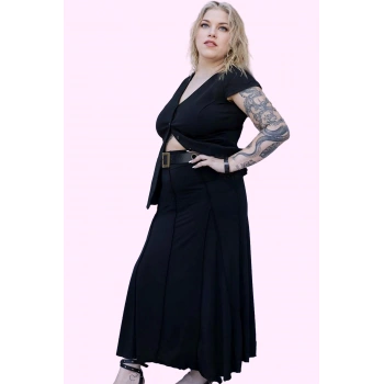 Büyük Beden Kadın Örme Midi Etek Günlük Casual Sandy Dokuma Hafta Sonu Yaz Aylarının Vazgeçilmezi