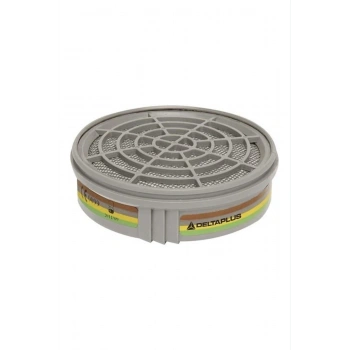 Delta Plus ABEK1 Gaz Buhar Filtresi Kartuşu M6000 EN 14387 Yarımyüz