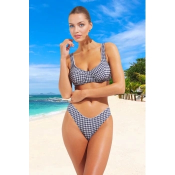 Desenli Bikini Takımı Yüksek Konfor Yaz Koleksiyonu Su Sporları İçin