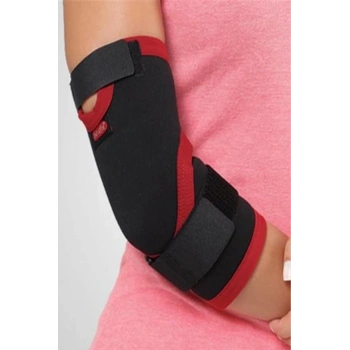 Dirsek Desteği Koruyucu Neoprene KırmızıSiyah 301 Koruma Ref Dirseklik İş Spor Aktiviteleri