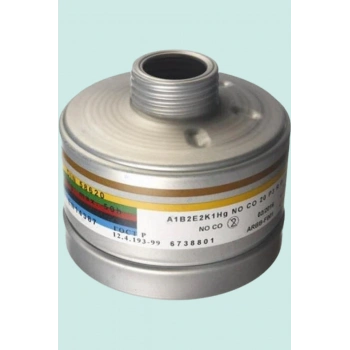 Dräger Geniş Spektrumlu Solunum Filtresi RD40 6738801 A1b2e2k1 CE EN 148 14387 143 Drager