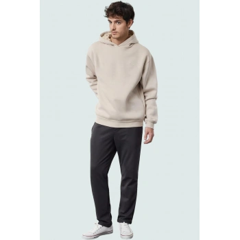 Erkek Casual Straight Pantolon Pamuk Renk Boru Paça Rahat Günlük Kullanım Kaliteli Malzeme