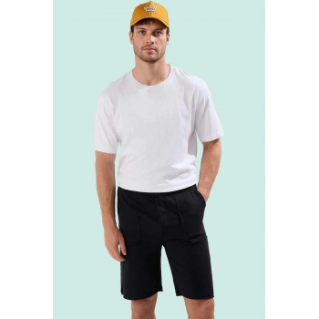 Erkek Çok Kısa Şort; Rahat Nefes Alabilir Normal Bel Günlük Kombinler İçin Kaliteli Malzeme