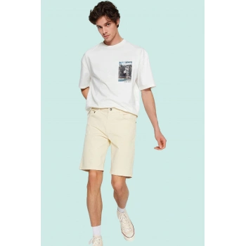 Erkek Denim Kot Şort Slim Fit Normal Bel 5 Cepli Casual Günlük Kullanım Yaz Aylarının Vazgeçilmezi