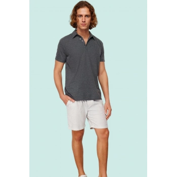 Erkek Düz Desenli Lastikli Şort Rahat Günlük Kombinler İçin İdeal Yaz Aylarının Vazgeçilmezi