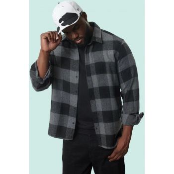 Erkek Ekose Oduncu Gömlek Kışlık Regular Fit Uzun Kollu Günlük Stil Yaz Aylarının Vazgeçilmezi