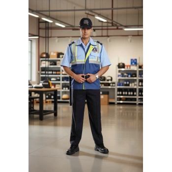 Erkek Gabardin Güvenlik Pantolonu Klasik Model Doruk Flato Cepli Görevlisi Pantolon