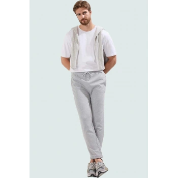 Erkek Günlük Jogger Pantolon Rahat Lastikli Bel Dar Paça Dokuma Kumaş Yaz Aylarının Vazgeçilmezi