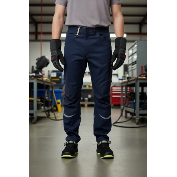 Erkek İş Pantolonu Dayanıklı Gabardin Kumaş Alkanna Trousers Fonksiyonel