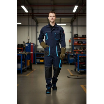 Erkek İş Tulumu Çok Cepli ve Dayanıklı Alaska Tulum Koruyucu Tasarım Şık Rahat Kesim