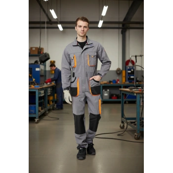 Erkek İş Tulumu Çok Cepli ve Dayanıklı Alaska Tulum Koruyucu Tasarım Şık Rahat Kesim