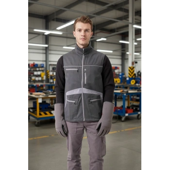 Erkek İş Yeleği Çok Cepli Su Geçirmez Pyrus Suya Konforlu