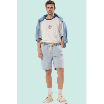 Erkek Kısa Boy Denim Şort Straight Kalıp Pamuk Casual Yaz Stilleri İçin Stilin Buluştuğu Yer