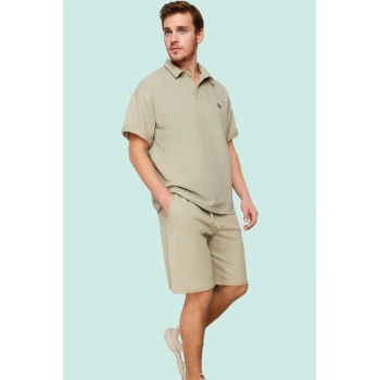 Erkek Kısa Boy Şort Nefes Alan Pamuklu Kumaş Rahat Straight Kalıp Yaz Aylarının Vazgeçilmezi