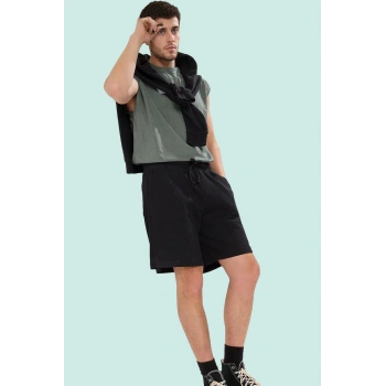 Erkek Kısa Boy Şort Örme Kumaş Nefes Alabilir Günlük Hafta Sonu Yaz Aylarının Vazgeçilmezi