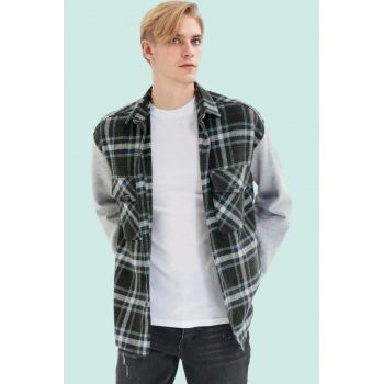 Erkek Kışlık Kareli Oduncu Gömlek Oversize Kalıp Günlük Stil Hafta Sonu Yaz Aylarının Vazgeçilmezi