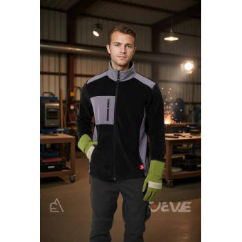 Erkek Kışlık Polar Mont İş Güvenliği Rosa Fleece Coat Outdoor Sıcak Ceket