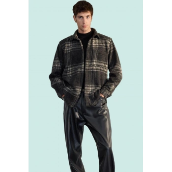 Erkek Klasik Kışlık Flanel Oduncu Gömlek Ceket Ekose Günlük Kullanım Yaz Aylarının Vazgeçilmezi