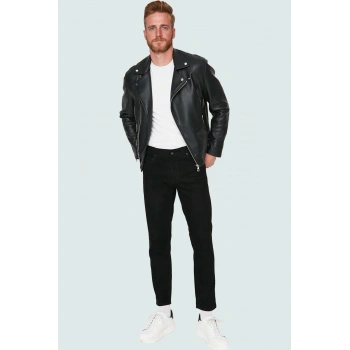 Erkek Modern Relaxed Fit Denim Kot Pantolon Pamuk 5 Cep Günlük Kullanım İçin İdeal Hafta Sonu