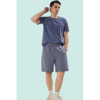 Erkek Örme Şort Geniş Paça Rahat Günlük Yaz Kombinleri İçin Hafta Sonu Stilin Buluştuğu Yer