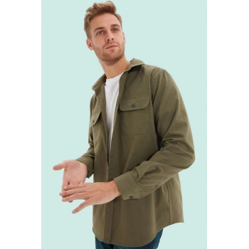 Erkek Pamuk Flanel Gömlek Regular Fit Casual Stil Günlük Kullanım Yaz Aylarının Vazgeçilmezi