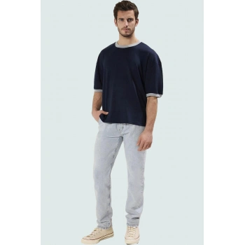 Erkek Pamuklu Denim Kot Pantolon Günlük Kullanım İçin Rahat ve Şık Yaz Aylarının Vazgeçilmezi