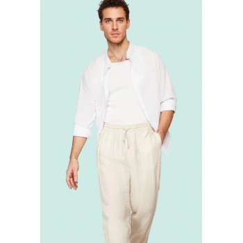 Erkek Pamuklu Dokuma Gömlek Düğmeli Standart Kol Günlük Kullanım Yaz Aylarının Vazgeçilmezi