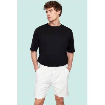 Erkek Pamuklu Şort Normal Bel Dokulu Kumaş Yazlık Günlük Stil Hafta Sonu Dayanıklı Malzeme